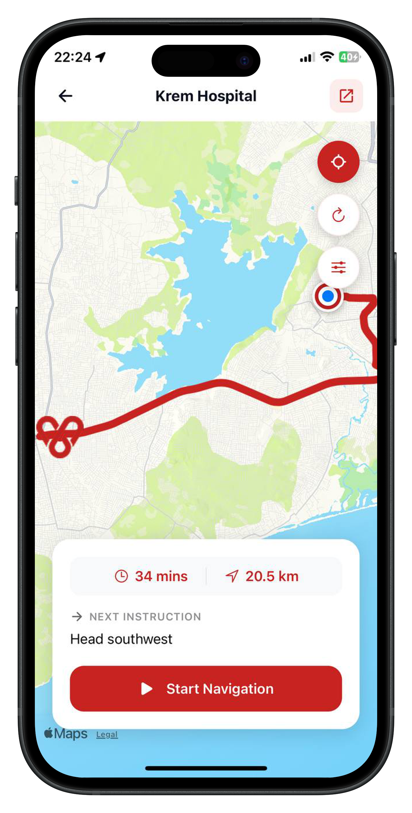 Unique app screen 1